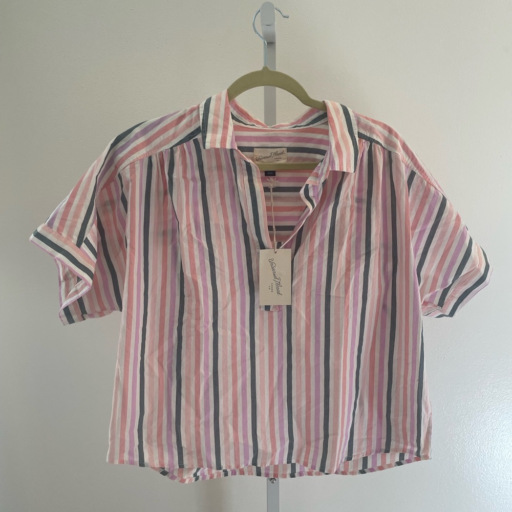 Universal Thread Multicolor Striped Shirt - image 1